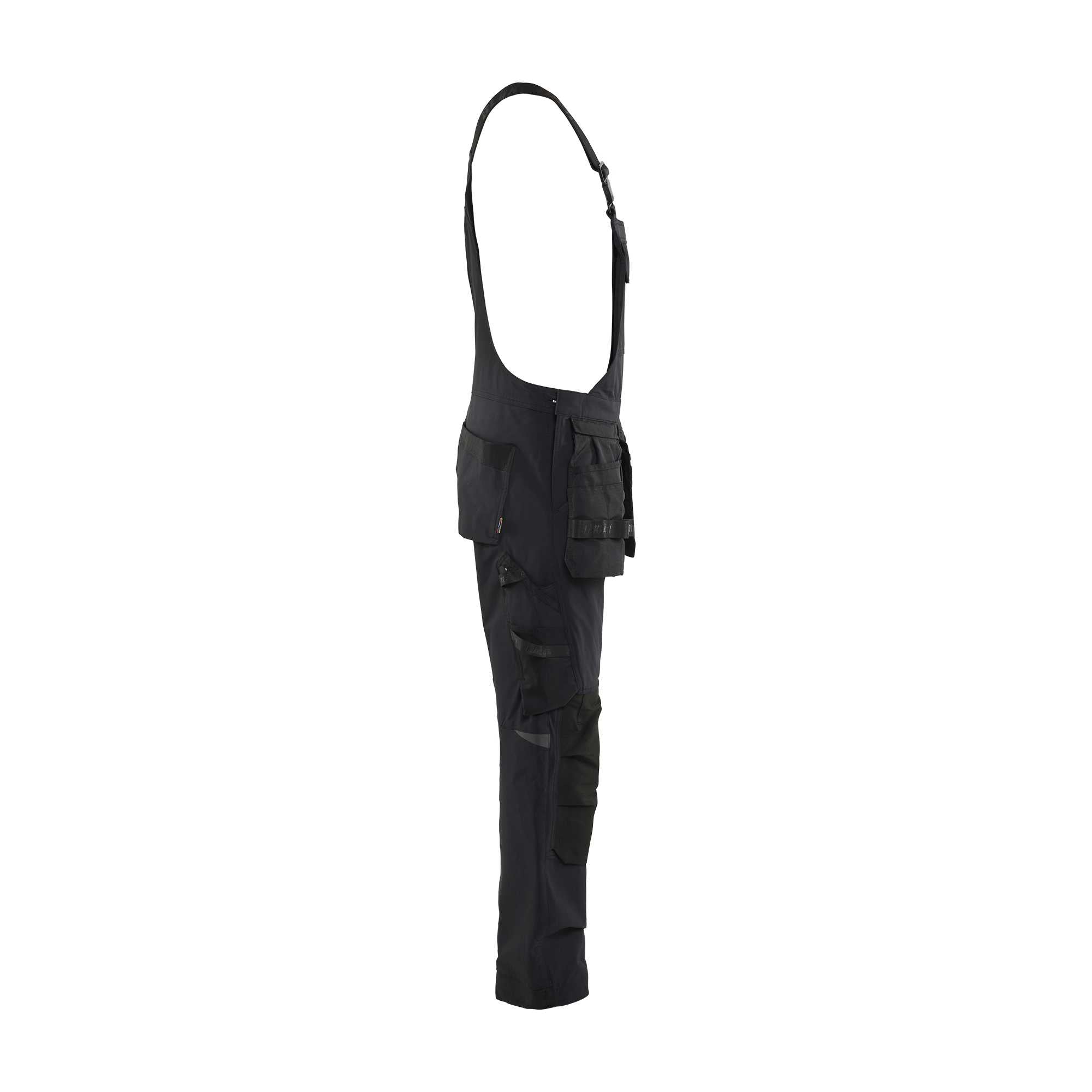 BLAKLADER 26201645 Bib overalls 4 way stretch Work Bib Trousers Men - knee pad pockets